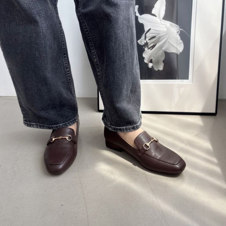 脱げにくい【跳べるパンプス】スクエアトゥビットモチーフローファー/R-3210 | ORiental TRaffic | 詳細画像28 