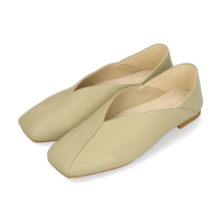 累計150万足突破【跳べるパンプ】】スクエアトゥバブーシュ/R-3211