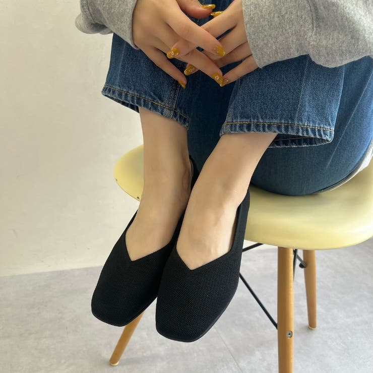 ブラック | 軽量！洗濯可能！【跳べるパンプス】ニットパンプス / R-3215 | ORiental TRaffic
