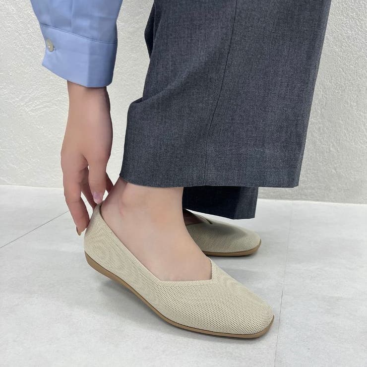 ベージュ | 軽量！洗濯可能！【跳べるパンプス】ニットパンプス / R-3215 | ORiental TRaffic