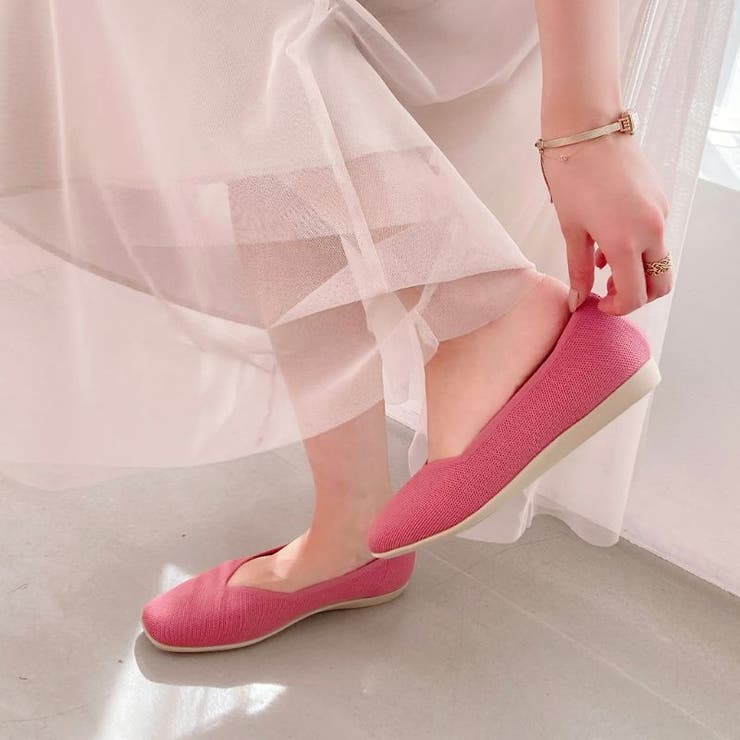 ピンク | 軽量！洗濯可能！【跳べるパンプス】ニットパンプス / R-3215 | ORiental TRaffic