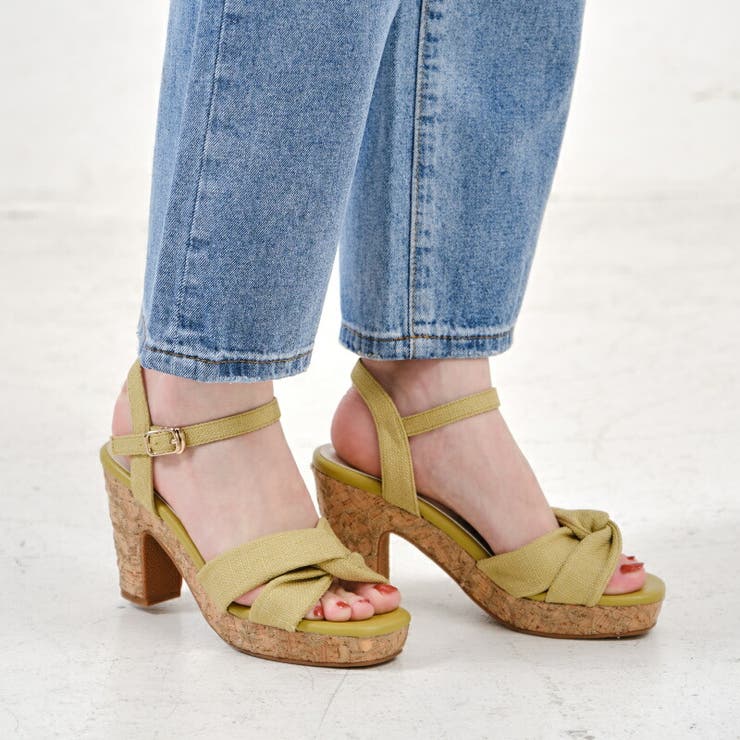 デザインコルクヒールサンダル 品番 Orts Oriental Traffic オリエンタルトラフィック のレディースファッション通販 Shoplist ショップリスト