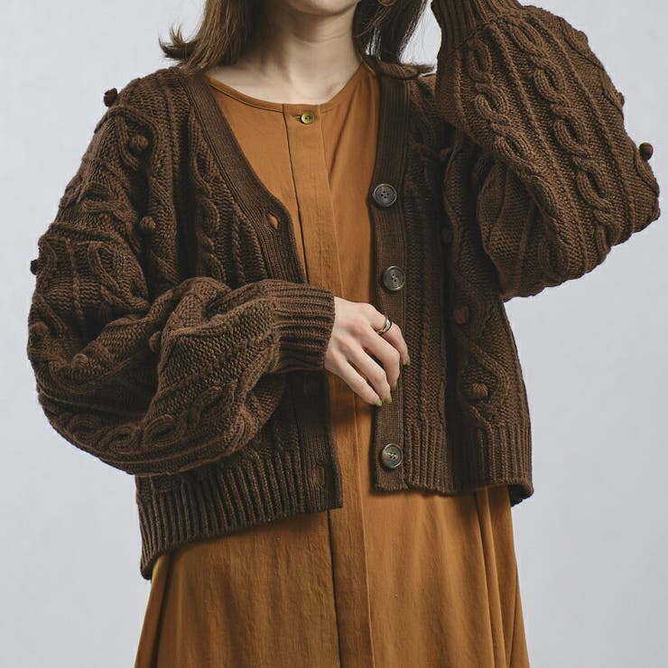 45R フーディカーディガン 木製トグル ブラウン系 サイズ3 フォーティファイブアール 45R フーディーロングカーディガン サイズ3