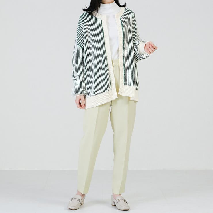 グリーン | ツートンバイカラーカーディガン | ORiental TRaffic
