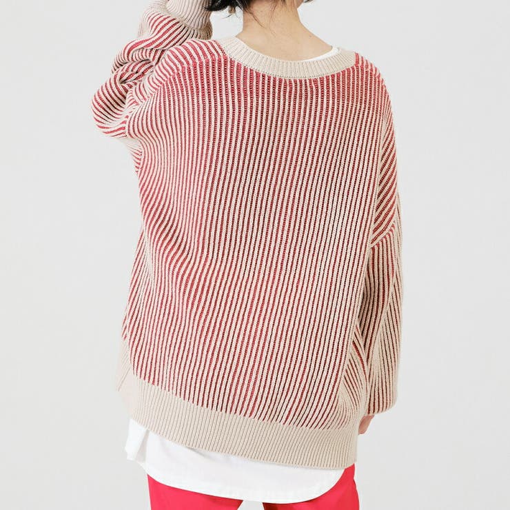 オレンジ | ツートンバイカラーカーディガン | ORiental TRaffic