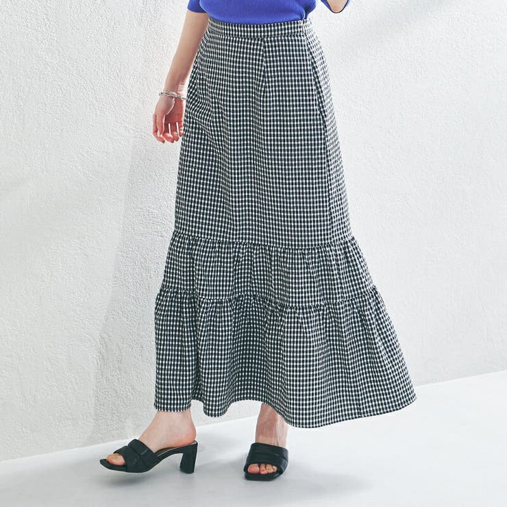 ブラック | ティアードスカート/AC1369 acro アクロ | ORiental TRaffic