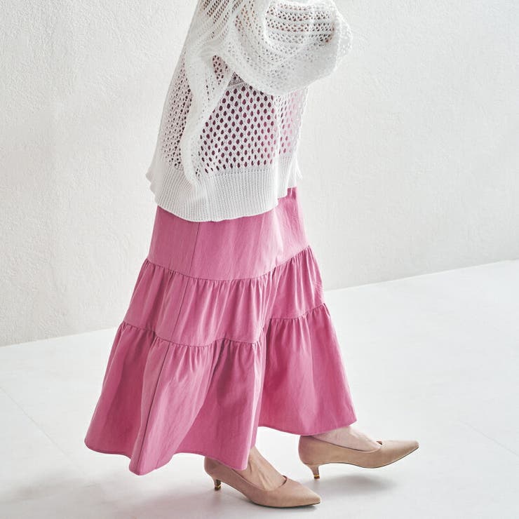 ピンク | ティアードスカート/AC1369 acro アクロ | ORiental TRaffic