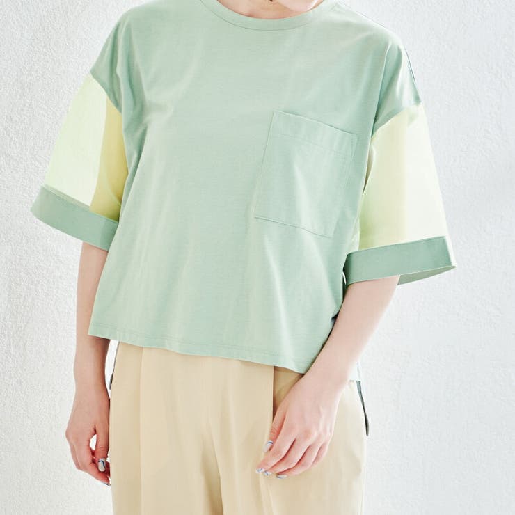 グリーン | シアースリーブTシャツ/AC1434 acro アクロ | ORiental TRaffic