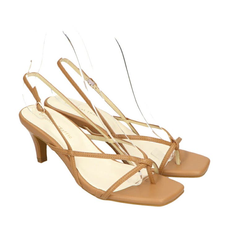 スクエアトゥトングヒールサンダル | ORiental TRaffic | 詳細画像6 