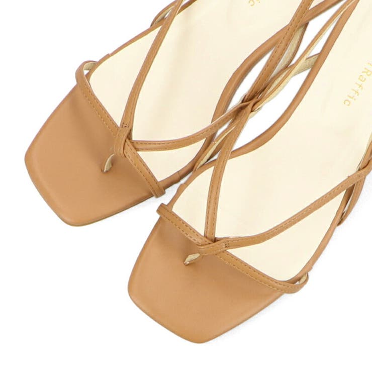 スクエアトゥトングヒールサンダル | ORiental TRaffic | 詳細画像7 