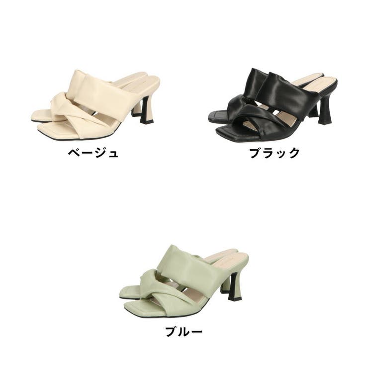 ダブルベルトパデットミュールサンダル[品番：ORTS0003855