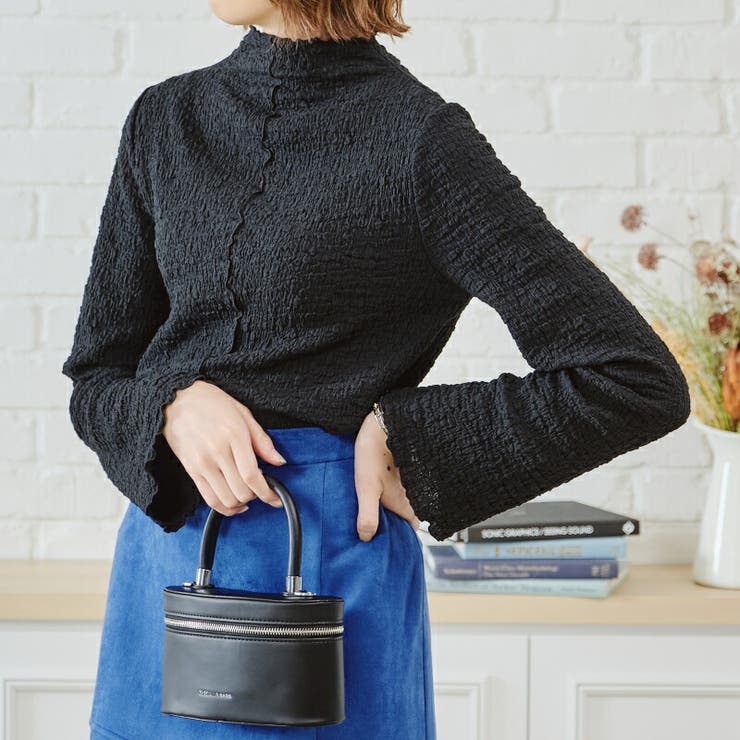 ブラック | アクロ 2WAYぽこぽこトップス/AC1478 acro アクロ | ORiental TRaffic