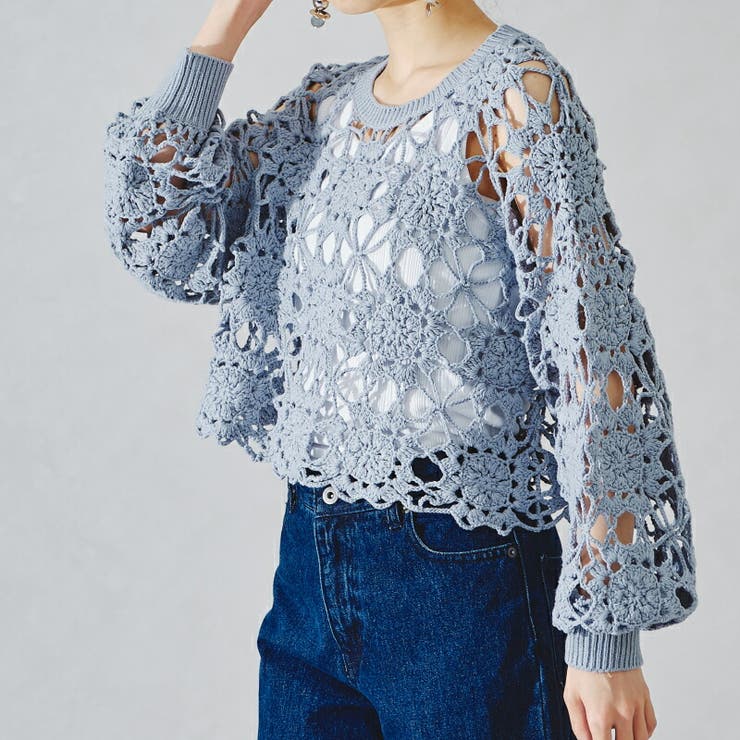 アンティークドール 水色ニット服(交渉中) アンティークドール 水色ニット服(交渉中) アンティークドール 水色