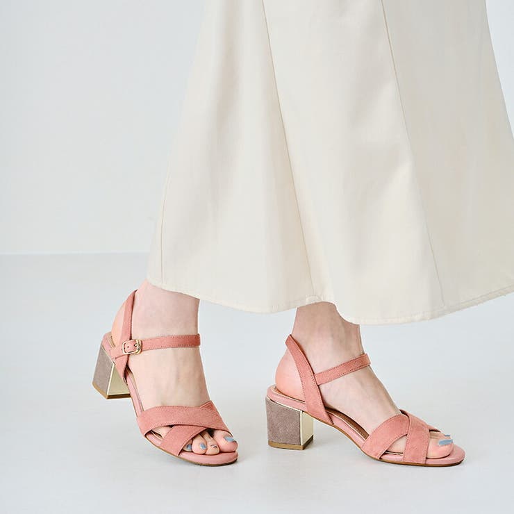 クロスメタリックヒールサンダル 品番 Orts Oriental Traffic オリエンタルトラフィック のレディースファッション通販 Shoplist ショップリスト