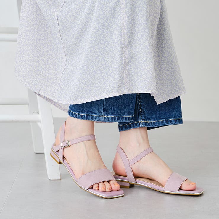スクエアトゥメタリックラインサンダル 品番 Orts Oriental Traffic オリエンタルトラフィック のレディースファッション通販 Shoplist ショップリスト