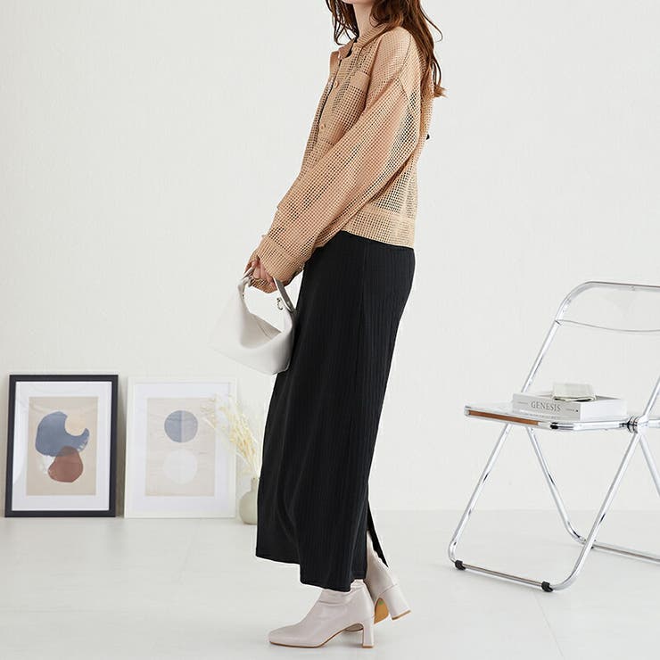 《acro》アクロ メッシュクロップドシャツ | ORiental TRaffic | 詳細画像10 