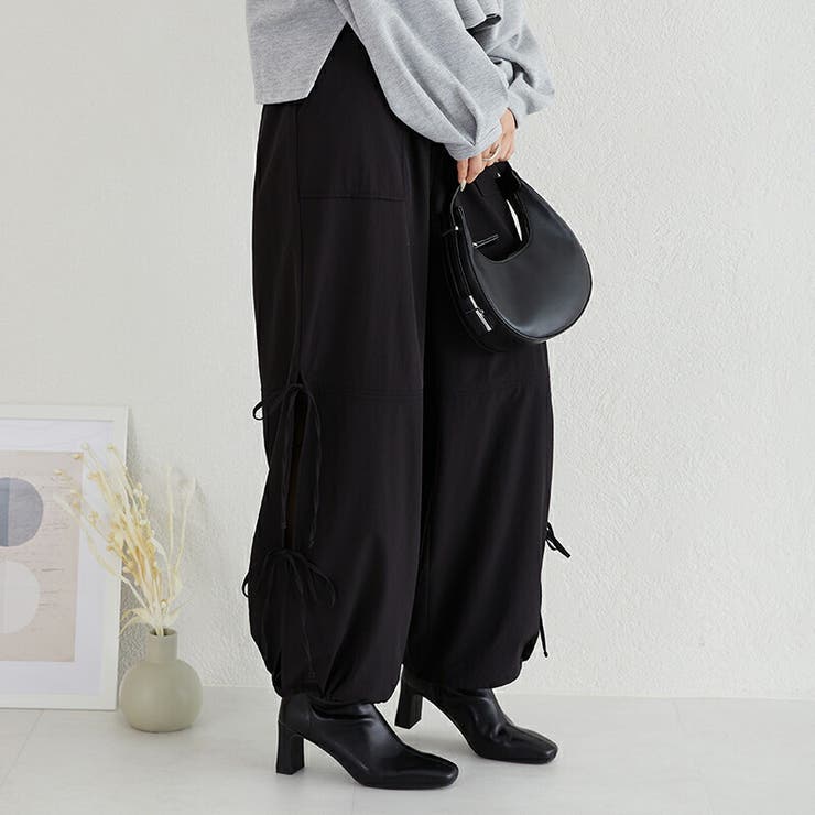 《acro》アクロ サイドリボンパラシュートパンツ | ORiental TRaffic | 詳細画像8 