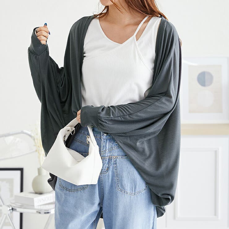 グレー | 《acro》アクロ モモンガボレロカーディガン | ORiental TRaffic