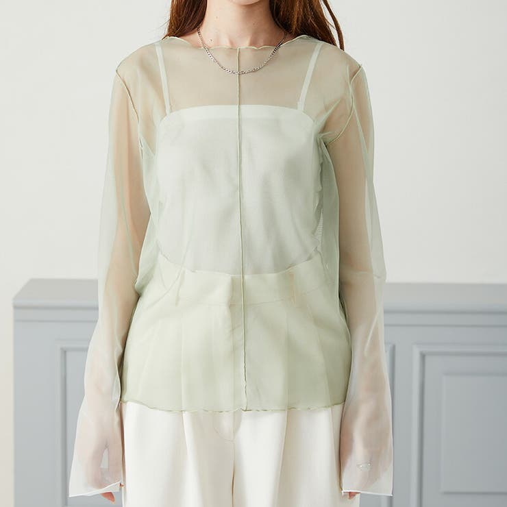 《acro》アクロ 2WAYグラデーションシアーインナー/AC3413 | ORiental TRaffic | 詳細画像3 