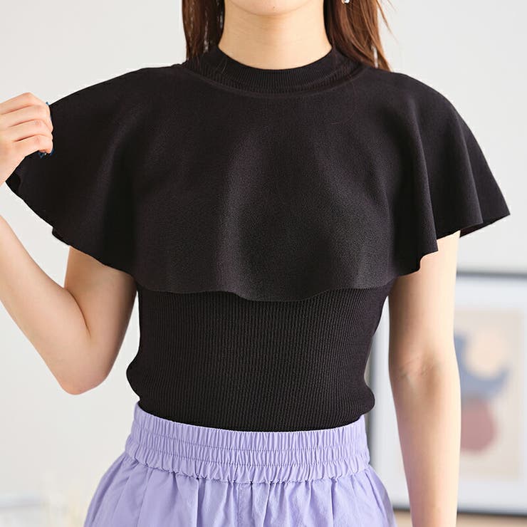 マルチWAYケープ付きニットプルオーバー | ORiental TRaffic | 詳細画像5 