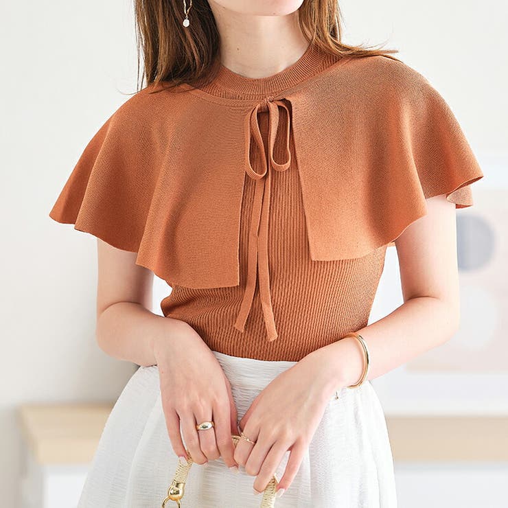 マルチWAYケープ付きニットプルオーバー | ORiental TRaffic | 詳細画像14 