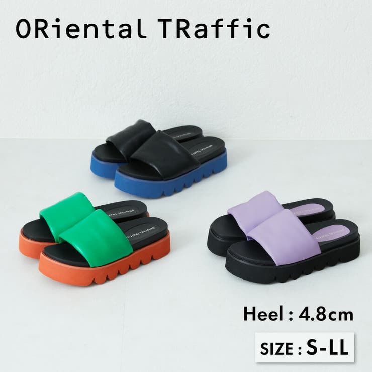 厚底パデットサンダル/31221[品番：ORTS0004099]｜ORiental