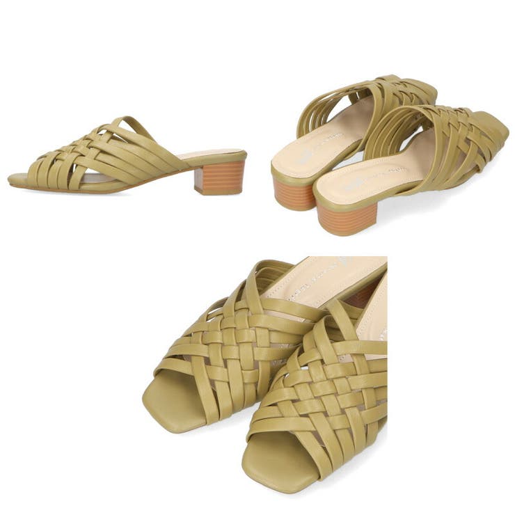 vintage ミュール37 アッパーデザインミュール