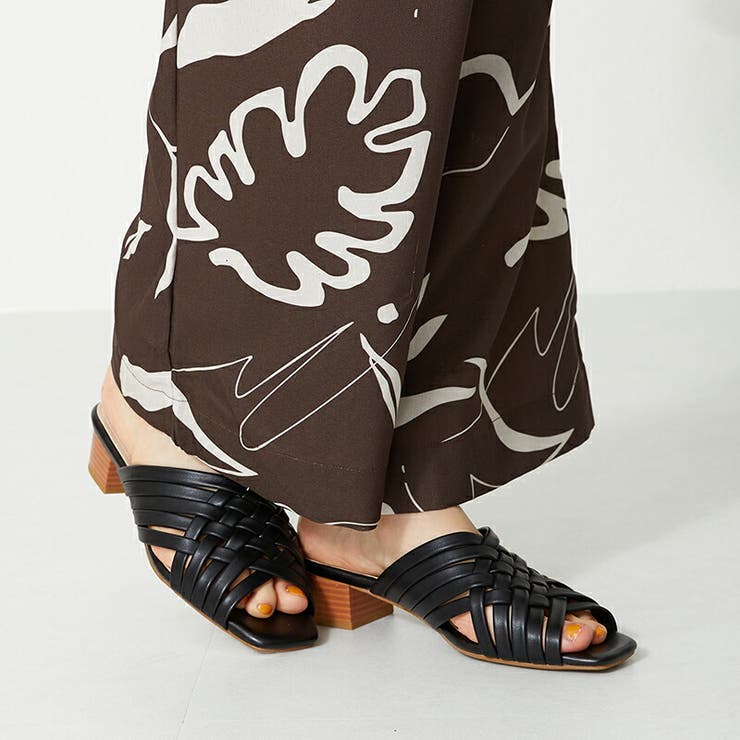 編みこみミュールサンダル/32202[品番：ORTS0004139]｜ORiental