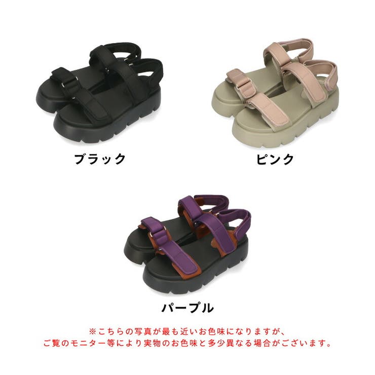厚底ナイロンベルトスポーツサンダル/OT3212 | ORiental TRaffic | 詳細画像3 