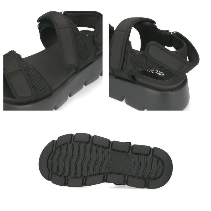 厚底ナイロンベルトスポーツサンダル/OT3212[品番：ORTS0004148