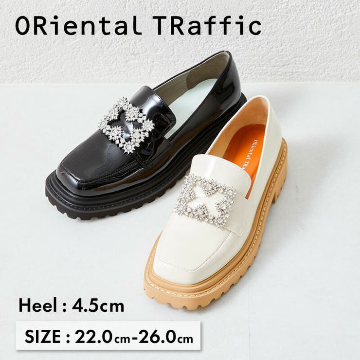 ビジューモチーフエナメルローファー/31113[品番:ORTS0004050 ビジューモチーフエナメルローファー/31113[品番:ORTS0004050