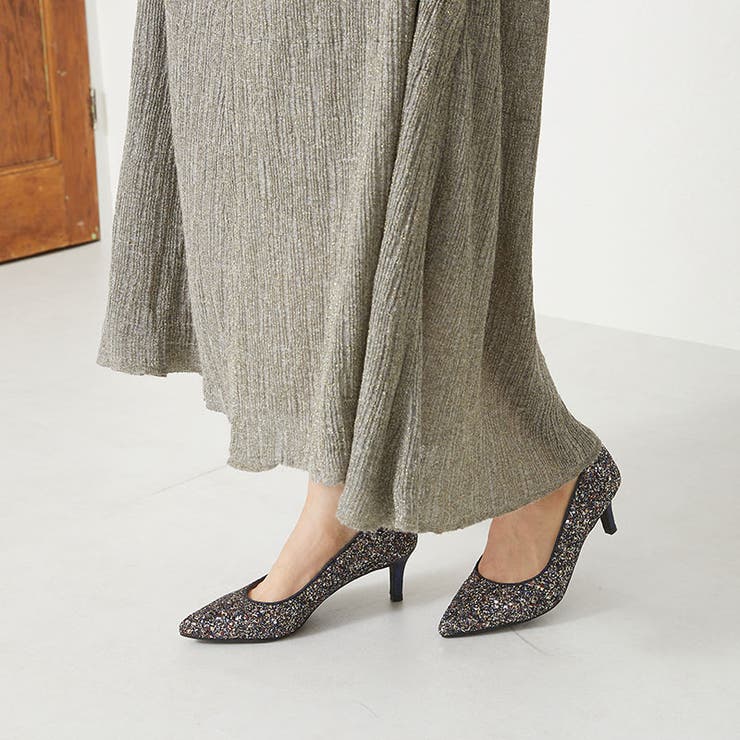 《オリエンタルトラフィック》ポインテッドトゥグリッターパンプス/R-2018 | ORiental TRaffic | 詳細画像5 