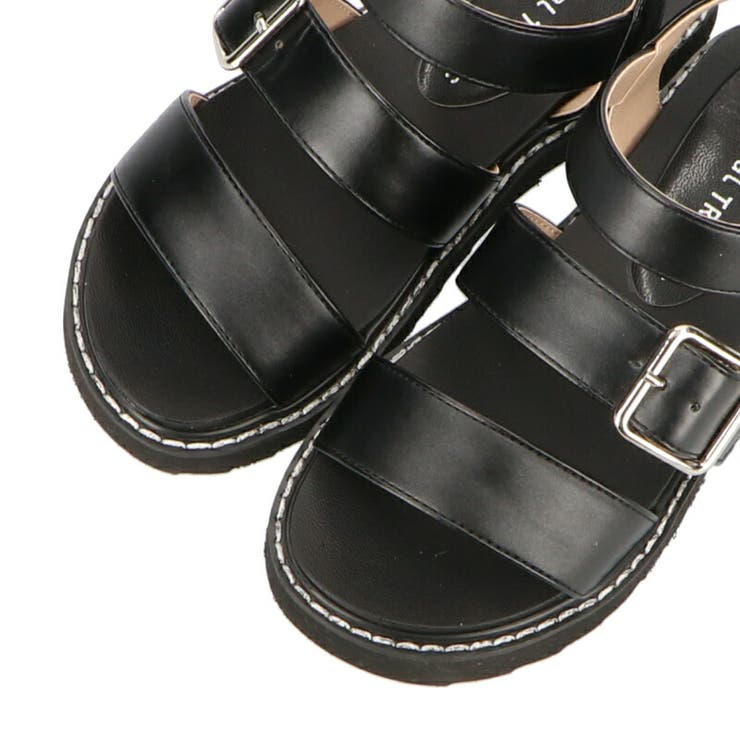 KIDS 厚底バックルベルトサンダル/K-221[品番：ORTS0003811
