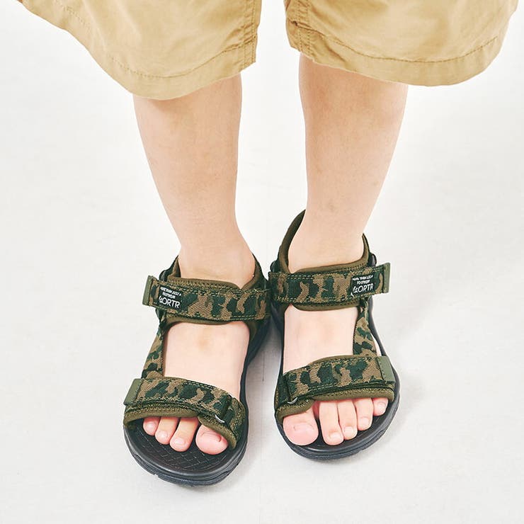 KIDS ベルクロスポーツサンダル/K-222[品番:ORTS0003798 KIDS ベルクロスポーツサンダル/K-222[品番:ORTS0003798