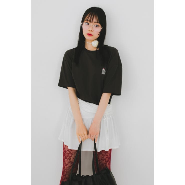 《メロクロコラボ》ハートモチーフTシャツ | nemne | 詳細画像2 