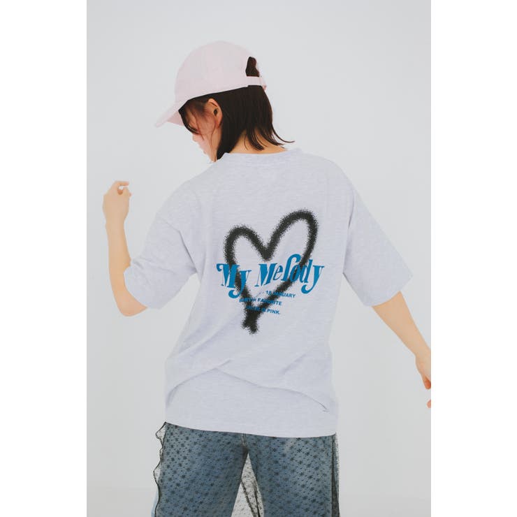 《メロクロコラボ》ハートモチーフTシャツ | nemne | 詳細画像11 