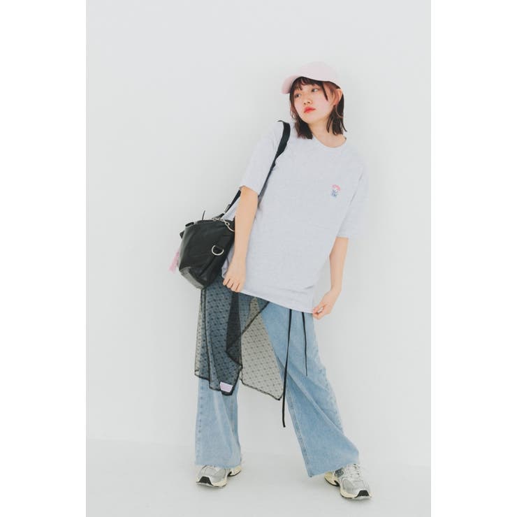 《メロクロコラボ》ハートモチーフTシャツ | nemne | 詳細画像14 