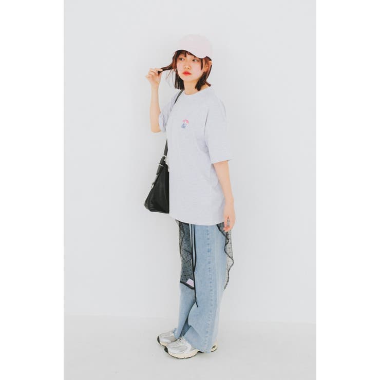 《メロクロコラボ》ハートモチーフTシャツ | nemne | 詳細画像15 