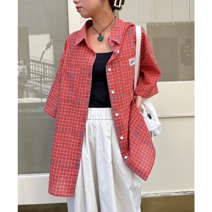 アソート柄オーバーシャツ | nemne | 詳細画像12 