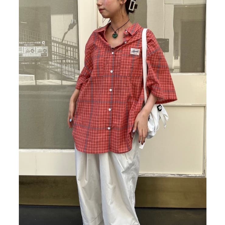 アソート柄オーバーシャツ | nemne | 詳細画像13 