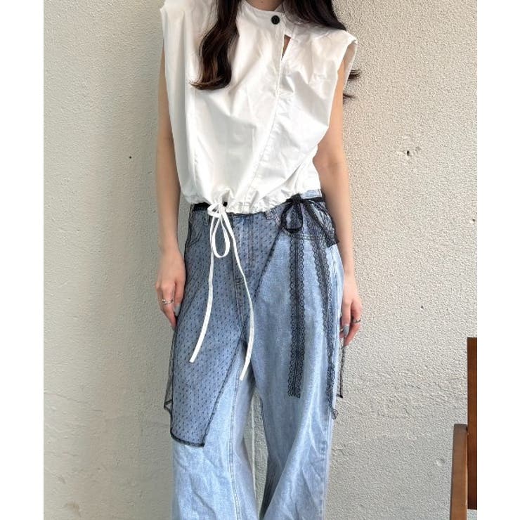 【Delfy】裾ギャザーノースリデザインPO | nemne | 詳細画像6 