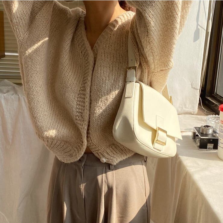 ボリュームローゲージカーディガン オーバーサイズ ゆったり | Ada. | 詳細画像8 