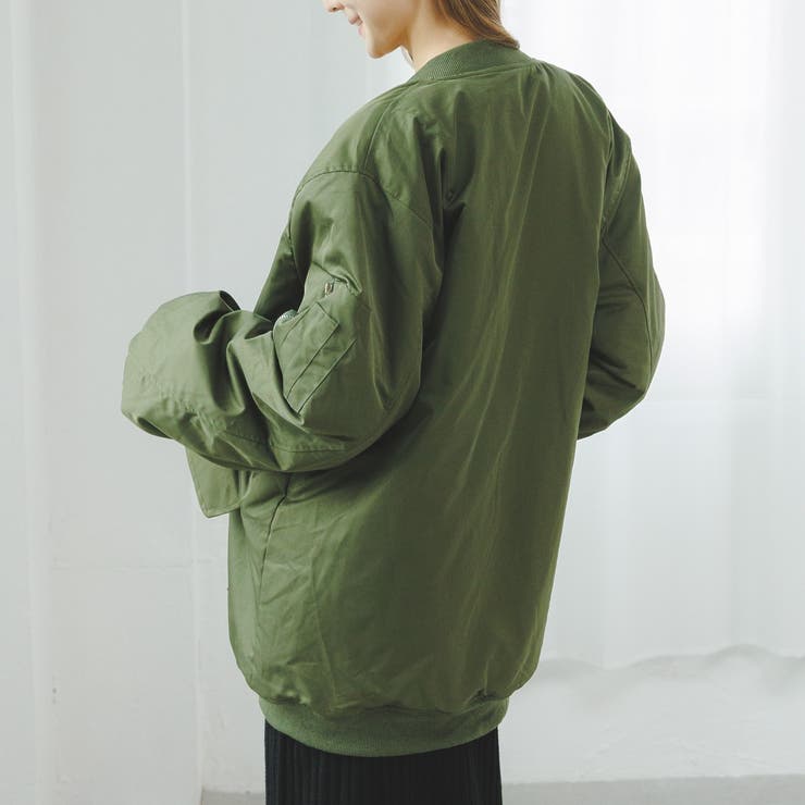オーバーサイズMA1 ビッグシルエット 秋冬 | Ada. | 詳細画像7 