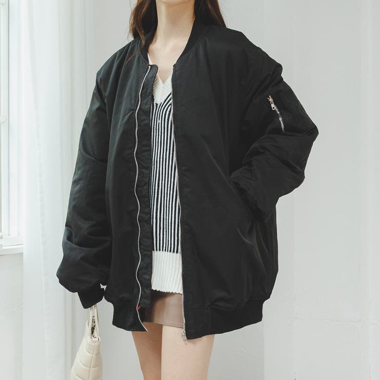 オーバーサイズMA1 ビッグシルエット 秋冬 | Ada. | 詳細画像9 