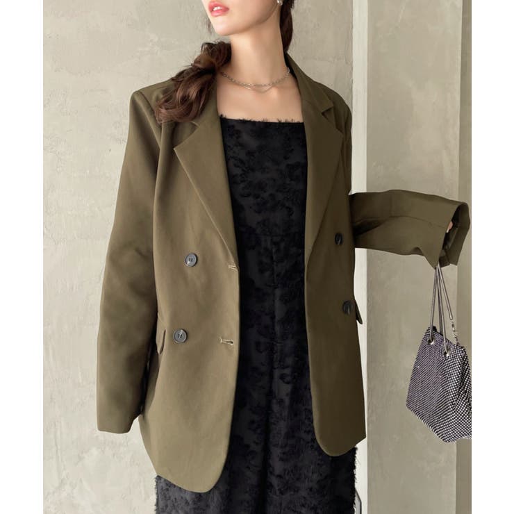 テーラードジャケット ダブルボタン オーバーサイズ | Ada. | 詳細画像85