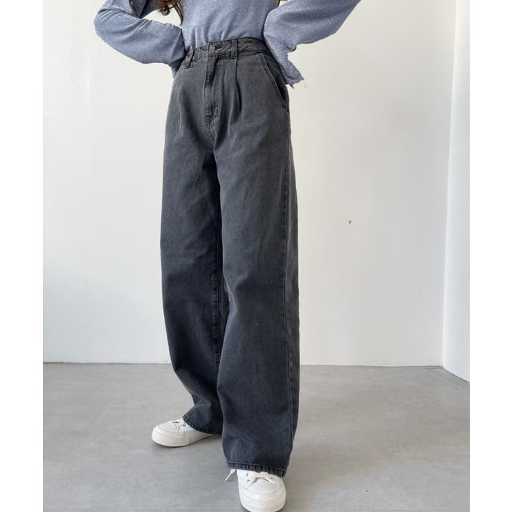 ヴィンテージライク ストレート デニムパンツ[品番：ORGW0008579]｜Ada