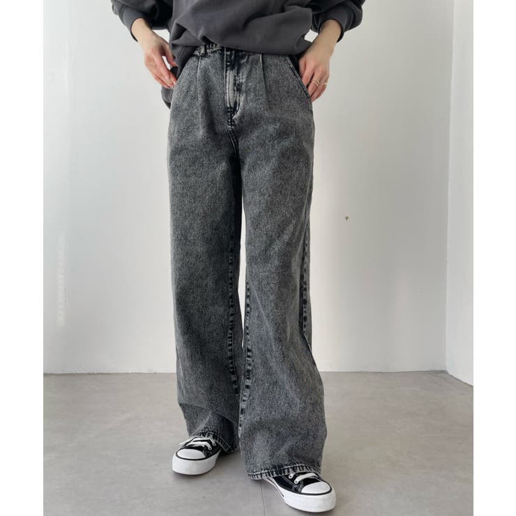 ヴィンテージライク ストレート デニムパンツ[品番：ORGW0008579]｜Ada