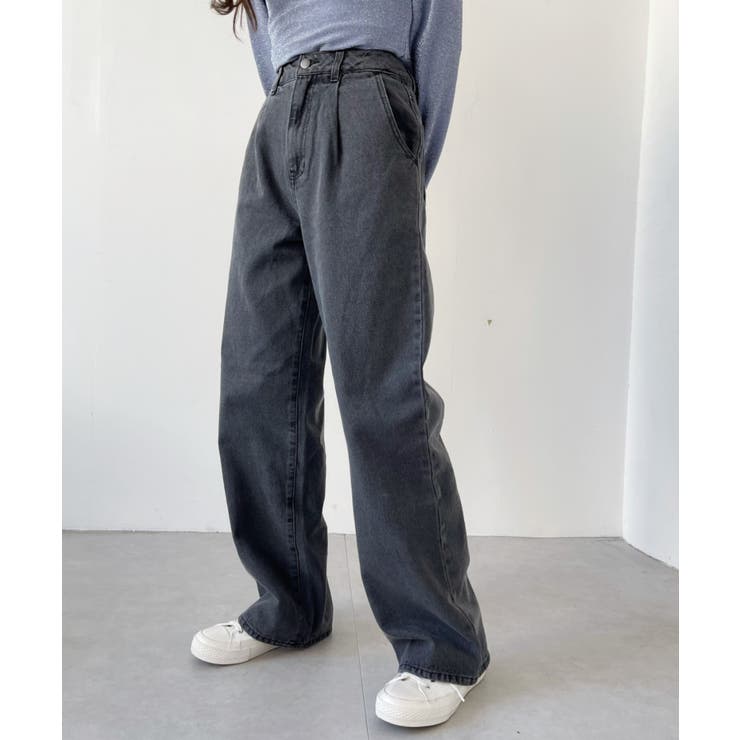 ヴィンテージライク ストレート デニムパンツ[品番：ORGW0008579]｜Ada