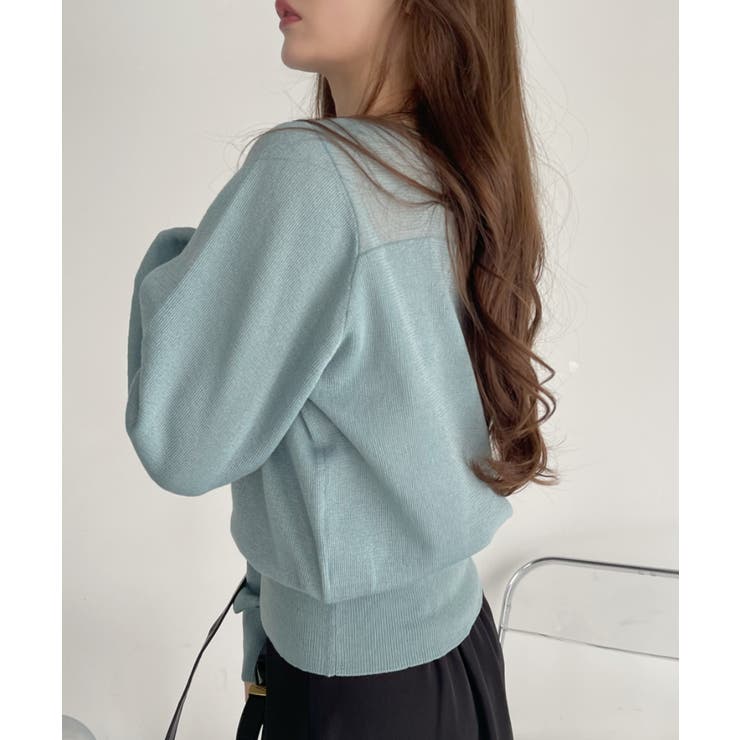 Aimeine エメイン　シアーラインニットセット　リブロングスカート シアーラインニットセット｜PETAL ONLINE（ペタルオンライン）