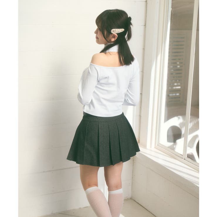 マフラー付き ボートネック カットソー | Ada. | 詳細画像46